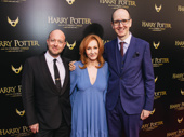 The real Golden Trio! Harry Potter and the Cursed Child director John Tiffany and scribes J.K. Rowling and Jack Thorne get together.