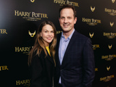 Two-time Tony winner Sutton Foster and her husband Ted Griffin spend the day at Harry Potter and the Cursed Child.